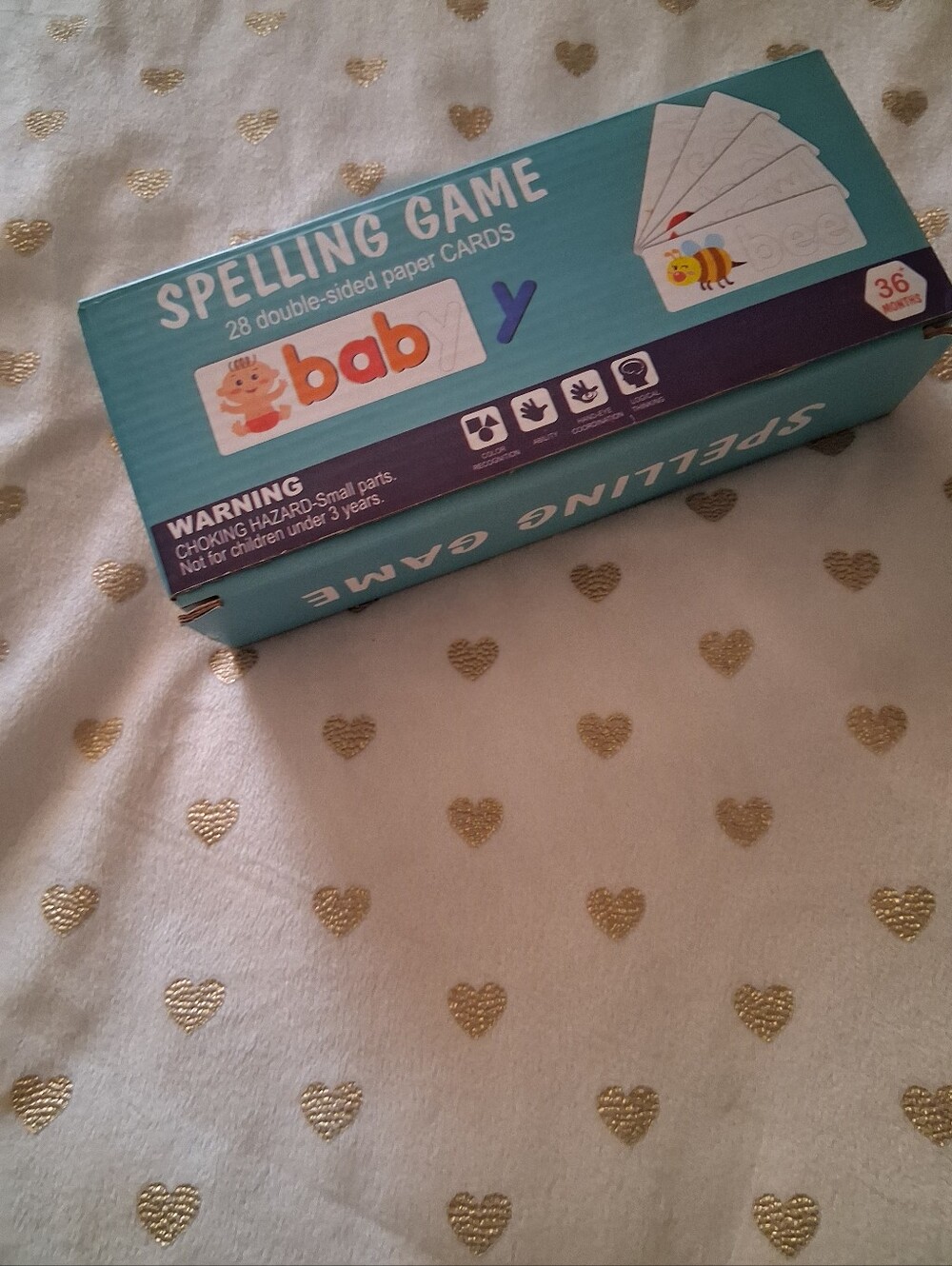 ๐๐จ *NIB* 3/$15 Spelling Game 28 Double-Sided Paper Cards - Picture 2 of 6